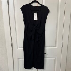 Zara Black Midi Dress